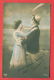 136176 / 1910 ORYAHOVO BULGARIA Shooting Star  - COUPLE Man Homme Mann &amp; Woman Femme Frau - BNK 33536/5 - Astronomia