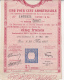 RENTE DETTE PUBLIQUE 5% 1937 - - Banque & Assurance