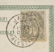 Saluts De Mikveh Jisrael Palestine Ecole Agriculture  Litho Wilhelm Grofs P. Used Jaffa 1906 Type Blanc - Palestine