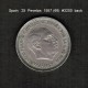 SPAIN    25  PESETAS  1957 (66)  (KM # 787) - 25 Pesetas