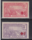 GUADELOUPE -  YVERT N°75/76 * MH - COTE = 19 EUROS - CHARNIERES ASSEZ FORTES - Nuevos