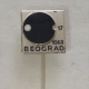 Badge Pin ZN000532 - Table Tennis (Ping Pong) Yugoslavia Serbia Belgrade Beograd National Championships 1968 - Table Tennis