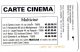 CARTE CINEMA-CINECARTE   DATA LOISIRS   Multiciné Paris  ***** - Cinécartes