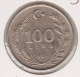 @Y@  Turkije   100   Lira  1986     (item 2476) - Turquia