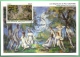 Carte Postale Maximum CM FdC France 2006 Aix En Provence  Obl 1er Jour Timbre Cézanne Baigneuse Impressionnisme Peinture - Paintings