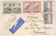 CP/avion  Kimberley (mines De Diamant) -> Belgique 1938 (2 Scans) - Lettres & Documents