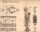 Original Patentschrift - Jean Kappeler In Mellingen , Aargau , 1902 , Flechtmaschine , Flechterei , Klöppel !!! - Machines