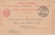 SUISSE ENTIER 1906 GENEVE POUR LA FRANCE /4020 - Entiers Postaux