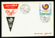 EGYPT / 1988 / SPORT / SUMMER OLYMPIC GAMES ; SEOUL / BOXING / RUNNING BARRIERS / BASKETBALL / TABLE TENNIS / FDC - Lettres & Documents