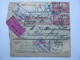 1920, Paketkarte Aus Frankfurt Nach Schweden, Wertpaket - Briefe U. Dokumente