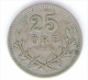 SVEZIA 25 ORE 1914 AG SILVER - Suecia