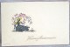 Litho Illustrateur Ballerini & Fratini Art Nouveau GRAF ? Kasteline ?  Femme Silhouette Ombre Sous Arbre En Fleurs - Silhouetkaarten