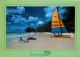 Rockley Beach, Barbados Postcard Posted 1990 Nice Stamp On Stamp - Barbados