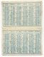 CALENDARIETTO AUGURI DI FELICITà ANNO 1896 COPPIE CALENDRIER - Small : ...-1900