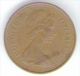 GREAT BRITAIN / GRAN BRETAGNA - ELIZABETH II -  1/2 NEW PENNY  ( 1971 ) - 1/2 Penny & 1/2 New Penny