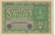 BILLETS  -ALLEMAGNE - 50 MARK  REICH  I K 1 N°78509 - 50 Mark