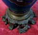 Delcampe - Pied De Lampe En Émaux Cloisonnés Du Japon – Monture Bronze / Époque Napoléon III - Oosterse Kunst