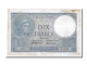 Billet, France, 10 Francs, 10 F 1916-1942 ''Minerve'', 1916, 1916-09-22, TTB+ - 10 F 1916-1942 ''Minerve''