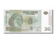 Billet, Congo Democratic Republic, 20 Francs, 2003, NEUF - Repubblica Democratica Del Congo & Zaire