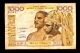 1000 Francs "COTE D´IVOIRE"  Lettre A 22 Avril 1942   F/VF TB+  Ble 52 - Ivoorkust