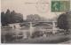 RIS ORANGIS 91 LE PONT DE RIS PECHEUR EN BARQUE BELLE CARTE ANIMEE RARE !!! - Ris Orangis