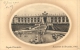 BRUXELLES EXPOSITION 1910 FACADE PRINCIPALE  AVEC CACHET POSTAL ENVOYEE A POUPEHAN SUR SEMOIS HOTEL DANLOY - Expositions Universelles