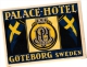 Sweden  SUEDE Zweden 5 Hotel Labels    Goteborg      Park Av        Royal       Eggers       Palace       Grand - Hotel Labels