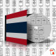 THAILAND STAMP ALBUM PAGES 1883-2011 (510 Pages) - Inglese