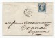 - Lettre - GIRONDE - BORDEAUX PC.441 S/TPND N°14 Exceptionnel Et RR - 1857 - 1853-1860 Napoléon III