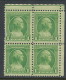 USA 1932 Scott 705. Washington Portrait By Houdon, MH (*). Block Of 4 - Ungebraucht