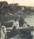 ALTE POSTKARTE EMDEN FALDERNDELFT FISCHER TRACHT Fisher Mühle Windmühle Molen Moulin Windmill Schiff Ship Ansichtskarte - Emden