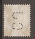 Perforation CJ 185 - Sur 65c Type Paix - Autres & Non Classés