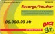 Mozambique, 80.000,00Mt, Giro Recharge Card, 2 Scans.  Expiry : 31/12/2004 - Moçambique