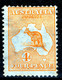 AUSTRALIA  1913  4 D  ROO  MH   NO GUM - Neufs