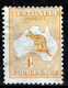 AUSTRALIA  1913  4 D  ROO  MH   NO GUM - Mint Stamps