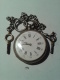 MONTRE EN ARG DE LA BELLE EPOQUE" 8 RUBIS à CYLINDRE"   (avec Clefs Chaîne Et Protection ) - Relojes De Bolsillo