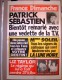 PUBLICITE 1987 ? AFFICHE DE PRESSE FRANCE DIMANCHE 50X73cm VEDETTE T.V. PATRICK SEBASTIEN LIZ TAYLOR Mme SOLEIL - Affiches