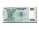Billet, Congo Democratic Republic, 100 Francs, 2007, 2007-07-31, NEUF - Demokratische Republik Kongo & Zaire