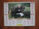 Calendrier De La Poste 1996    PTT    Recto Verso Filandière Er Pêcheur Réparant Son Filet - Grand Format : 1991-00