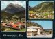 CPA SCHARNITZ- VILLAGE, MOUNTAINS, PANORAMA, BUSS, OLD CAR - Scharnitz