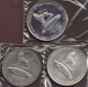 Ascension Island  LOT  3 X 25 Pence 1978 Coronation Jubilee Tortue  ARGENT SILVER / NICKEL - Ascensione