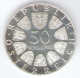 AUSTRIA 50 SCHILLING 1974 AG SILVER 1200th Anniversary - Salzburg Cathedral FONDO SPECCHIO - Austria