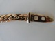 VINTAGE: BRACELET GOURMETTE ART DECO - Armbänder