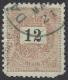 Hungary, 12 K. 1888, Sc # 28, Mi # 33B, Used - Oblitérés