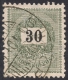 Hungary, 30 K. 1888, Sc # 32, Mi # 37B, Used - Oblitérés