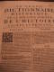 LIBRO  - DIZIONARIO - FRANCESCE - LE GRAND DICTIONNAIRE HISTORIQUE OU LE ME´LAMGE CUTIEUX DE L´HISTOIRE 1746 - Dictionaries