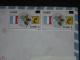 LETTRE CONGO ZAIRE AVEC YT 1350 X 2 - DRAPEAU MAIN CARTE - - Used Stamps