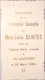 Image Religieuse. Souvenir De Communion. La Louvière. Marie-Louise Saintes 1928 - Images Religieuses