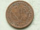 1924 - 1 FRANC - KM 2 ( Uncleaned Coin / For Grade, Please See Photo ) !! - Togo