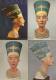 10 POSTCARDS : EGYPT ; Nefertiti, Tutankhamen, Hieroglyphs, Golden Mask, Mosque, Teje Etc. (See 4 Scans) - 5 - 99 Postkaarten